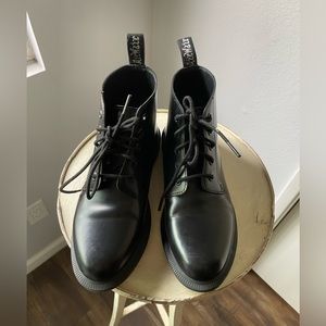 Dr.  Martens Emmeline Black Polished Boot